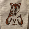 New Hand Painted Canvas Tote Bag ... Brown Bear