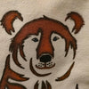 New Hand Painted Canvas Tote Bag ... Brown Bear