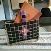 Handmade Bible / Book Bag / Shoulder Bag, Customizable and Elegant, Woven on Plastic Canvas  - For Display or Occasional Use