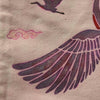 New Hand Painted Canvas Tote Bag ... Purple Craine Japanese Insirpied